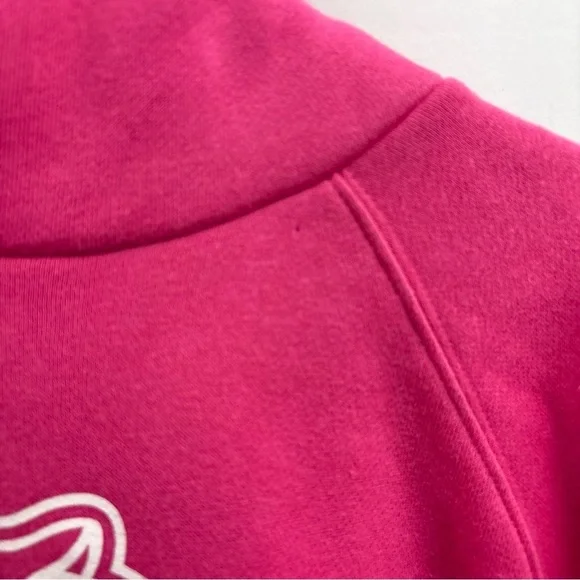 Jansport Wisconsin Badgers Pink Hoodie Womens Size Large Rare - Picture 5 of 8